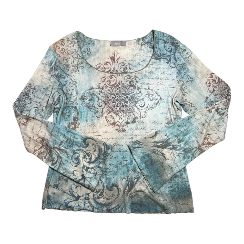 tie dye patterned long sleeve